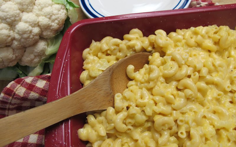 Easy Cauliflower Mac-n-Cheese